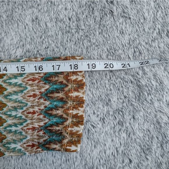 ALFRED Dunner Chevron Stripe Cardigan Medium - Picture 6 of 7